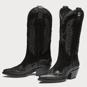 Mezcalero Hannah Black Magic Western Cowboy Boots